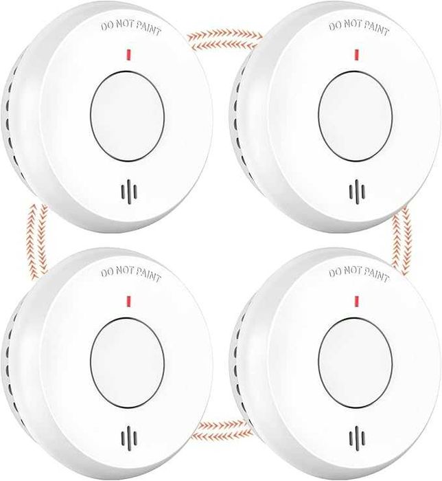 Czujnik Dymu Andyssey GS511 z Baterią 10-letnią (Zestaw 4 szt.)