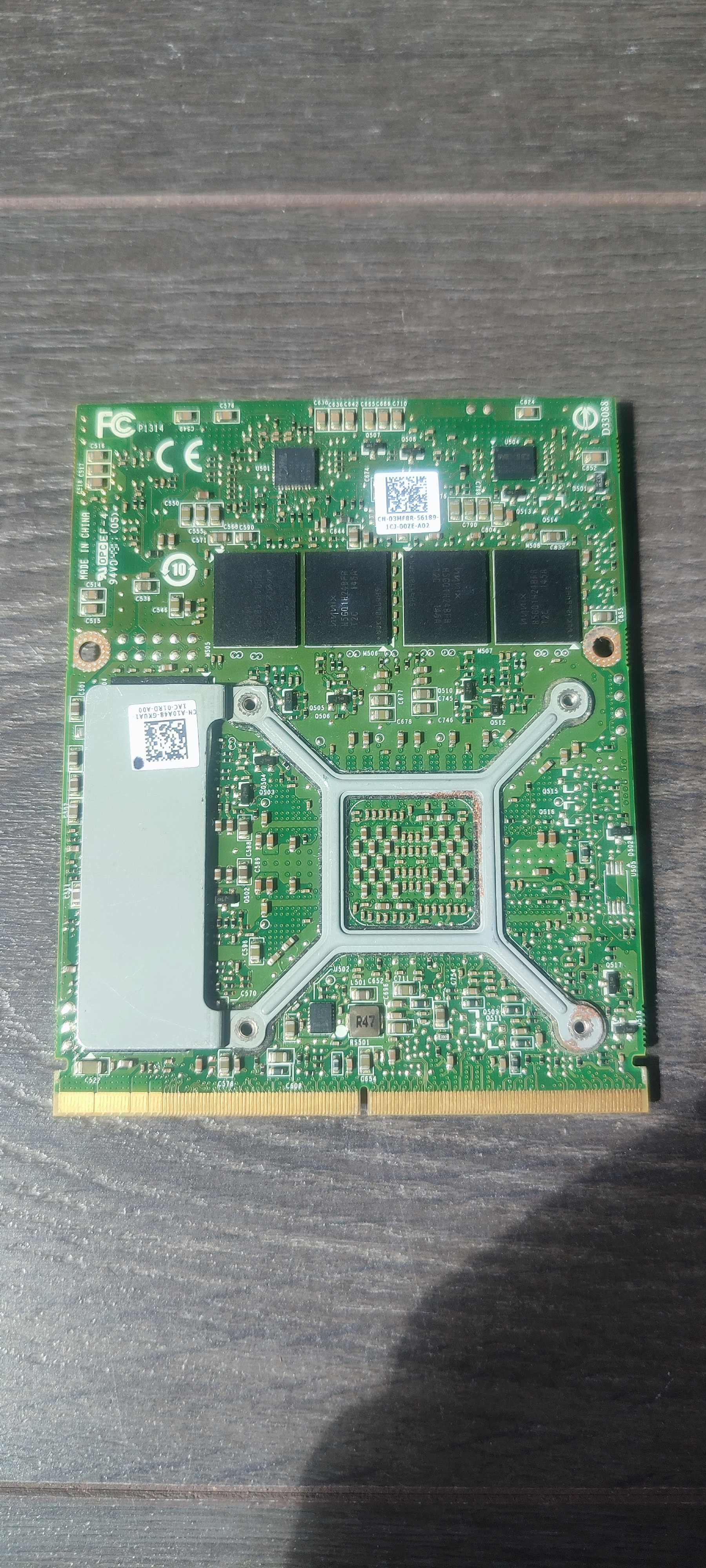 Відеокарта для ноутбука nVidia GeForce GTX 580M 2GB GDDR5