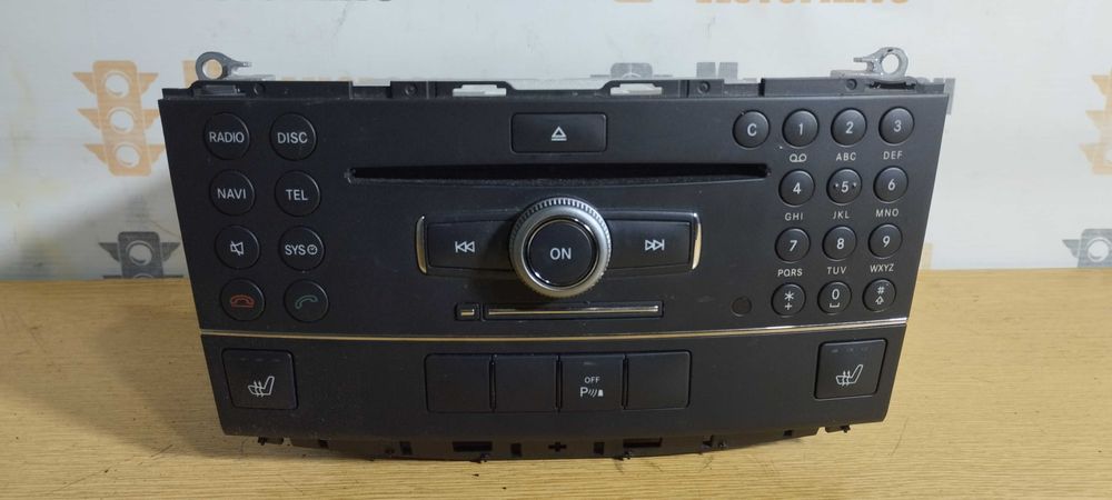 mercedes x204 glk 320 радіо навігація dvd sd блок управління підігріву