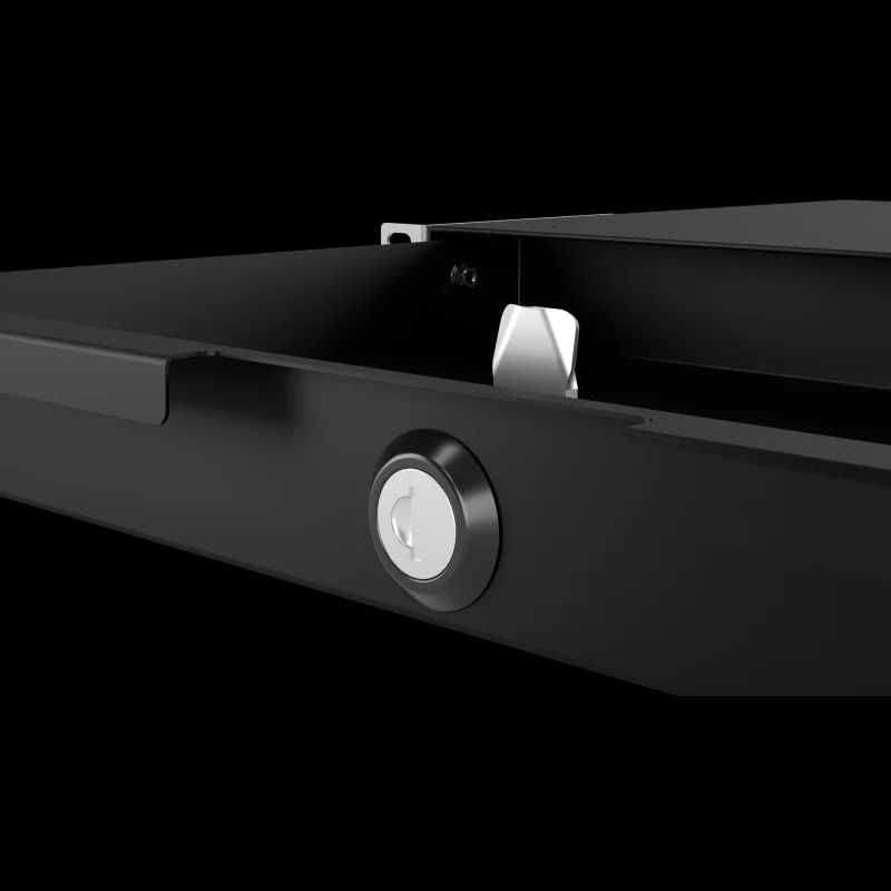 NOWA Szuflada Rack 19" 1U 270 mm do szafy czarna [STALFLEX] [FV 23%]