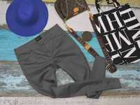 Stella Nova Szare jeansy skinny zamki S
