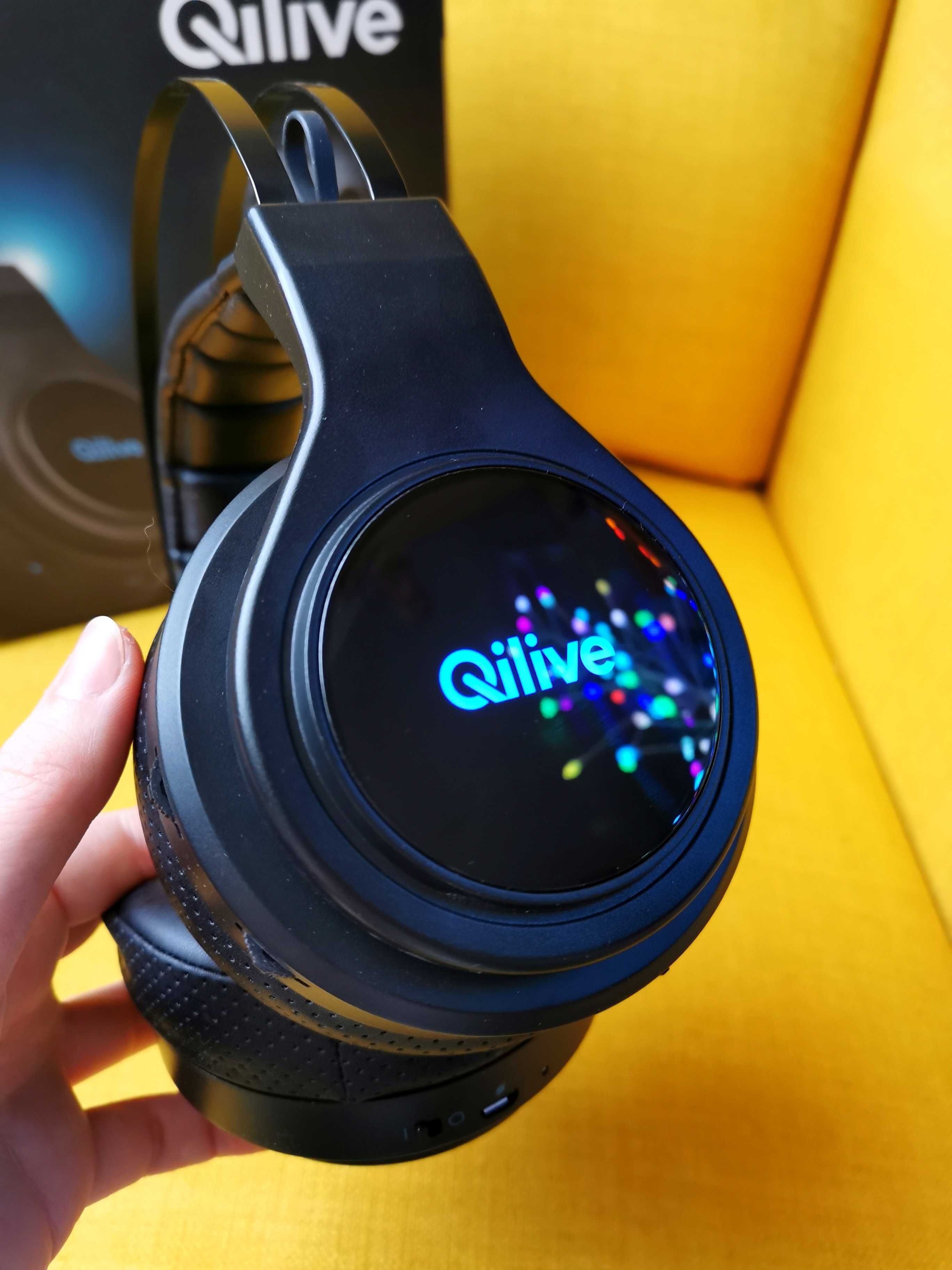 Słuchawki bezprzewodowe nauszne do grania Qilive gaming headset Q.3738