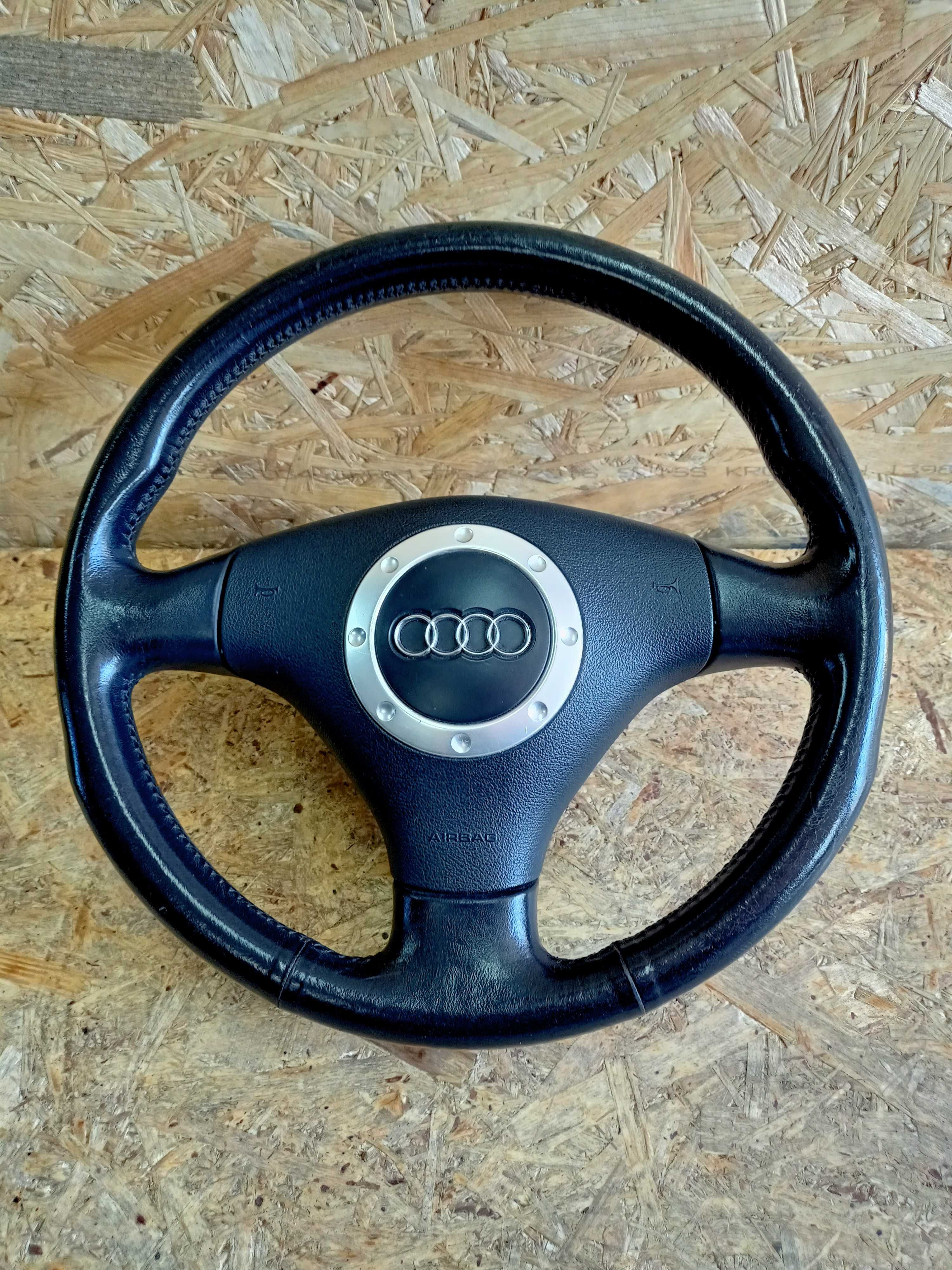 Audi A4 B6 A3 TT 8N kierownica skóra airbag oryginał demontaż
