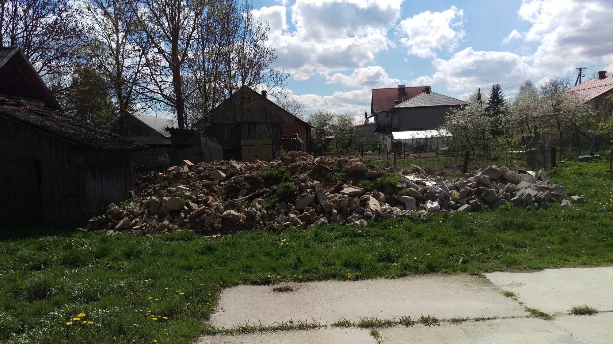 Witam. Oddam gruz za darmo. Transport w własnym zakresie.