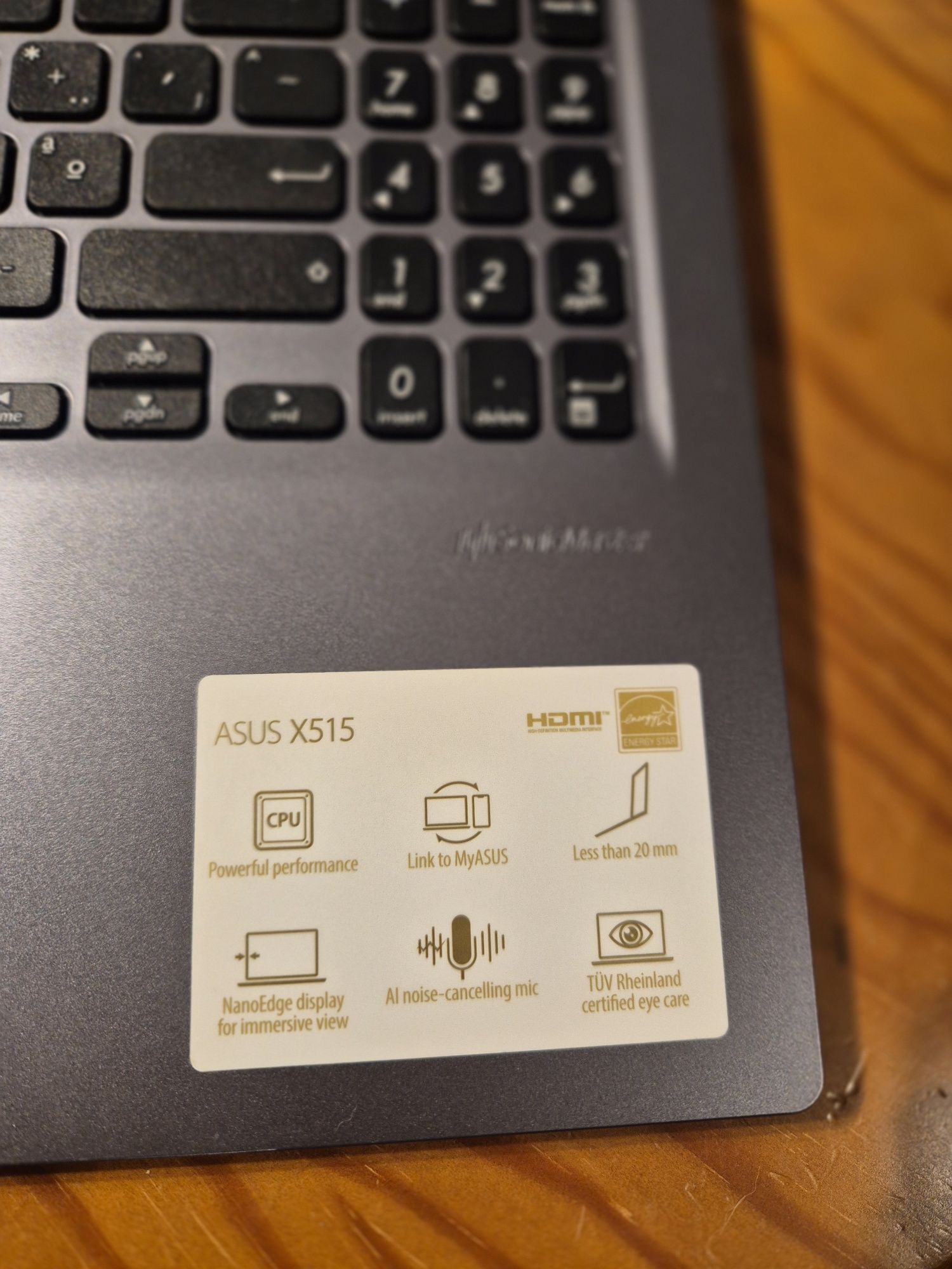 Asus F515EA i3 11th 12Gb Ram