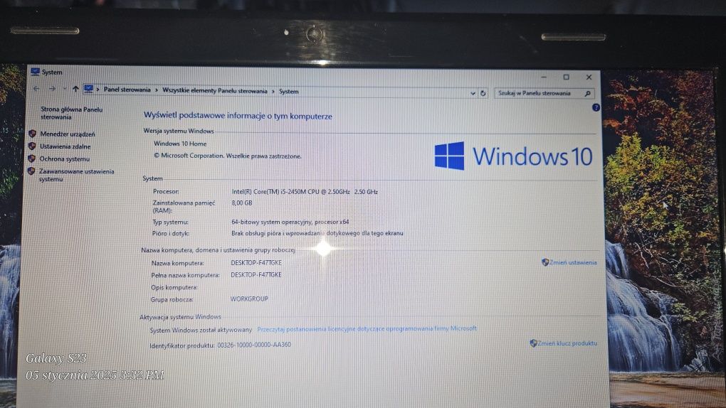 Laptop Biznesowy Lenovo G770