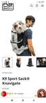 mochila para cachorro / Dog carrier bagpack