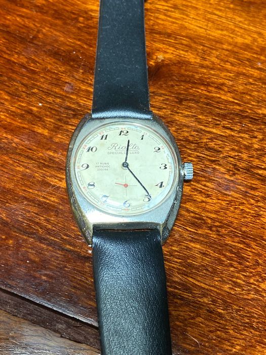 Relógio Suíço Rialto Special de Luxo Anos 30 Corda