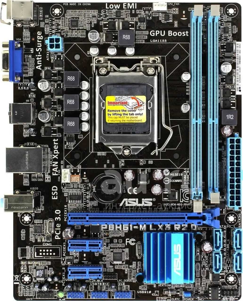 Материнская плата 1155 Asus Msi Gigabyte Asrock