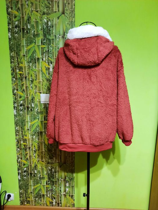 Bluza z ciepłego puszystego polaru po obu stronach