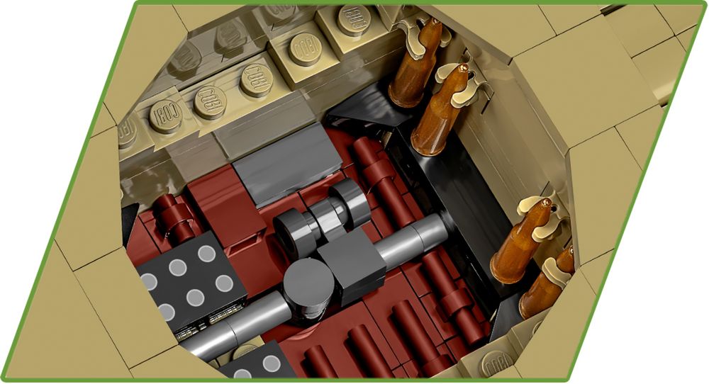 Klocki Cobi 2655 czołg PANZER V PANTHER AUSF.G PUDEL 1133