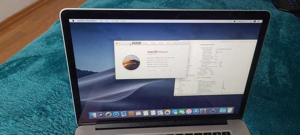Apple MacBook Pro 15 Retina i7 2.8GHz 16GB 2015 AMD
