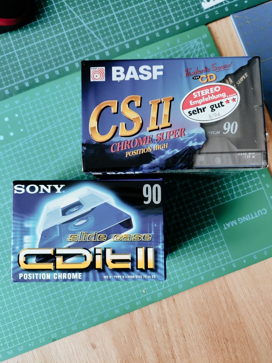 Kaseta mag.-BASF CS II i Sony CDit II
