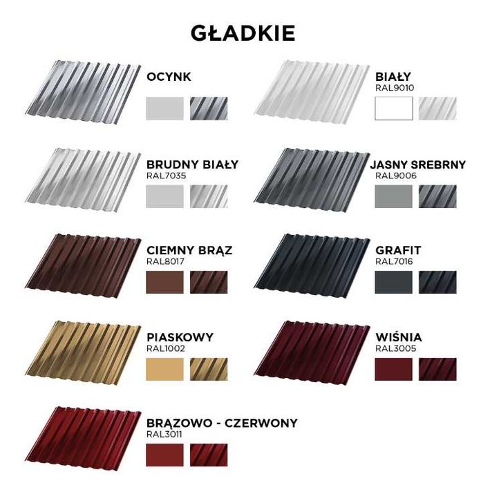 Garaż blaszany 4x6m dwuspadowy, grafit + czarny, profil ocynk