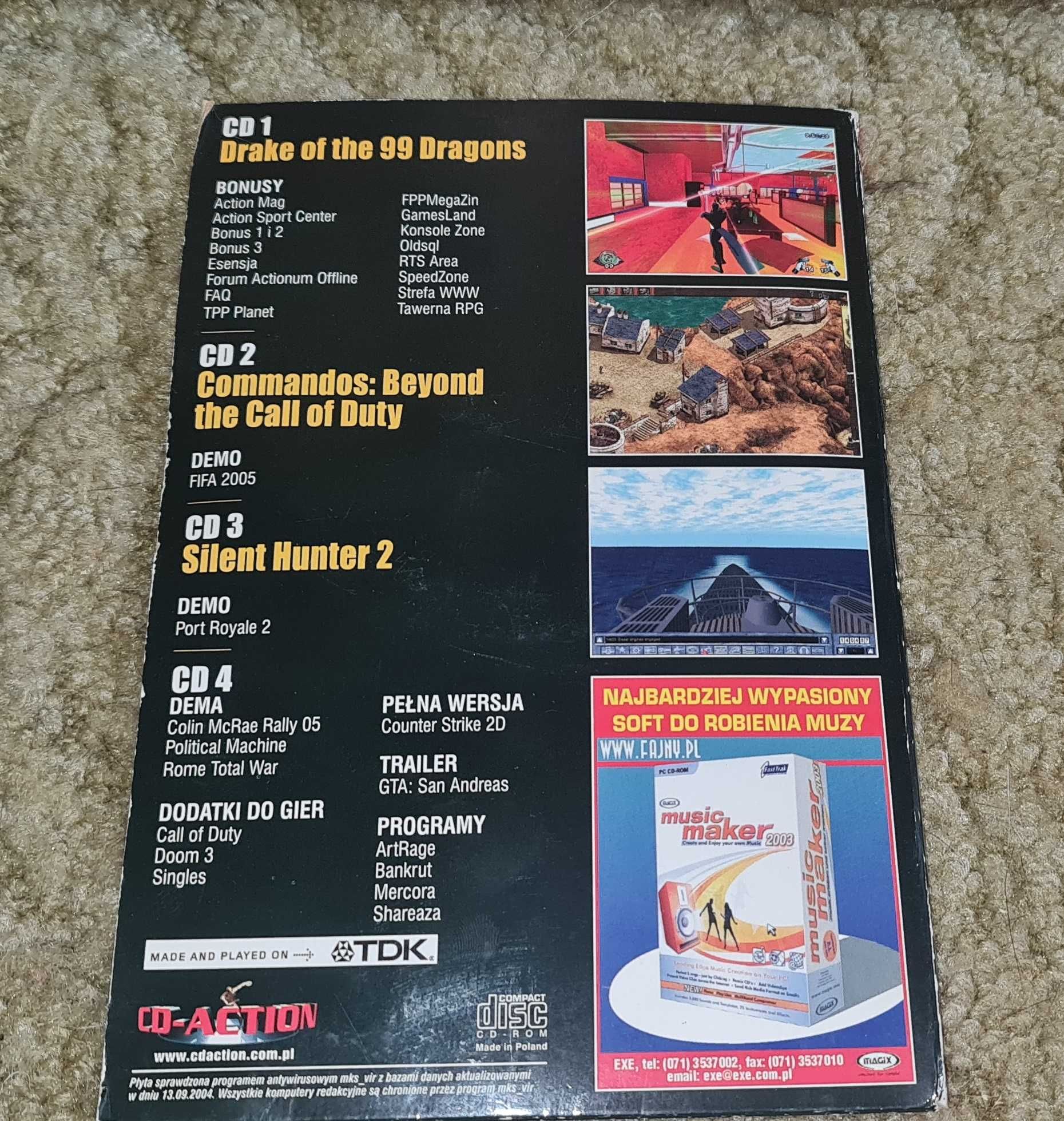 Drake Of The 99 Dragons / Commandos Beyond / SILENT HUNTER 2 / PC/DB
