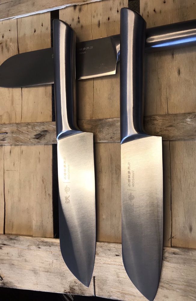 Нож Santoku кухонный для кухни универсальный литой