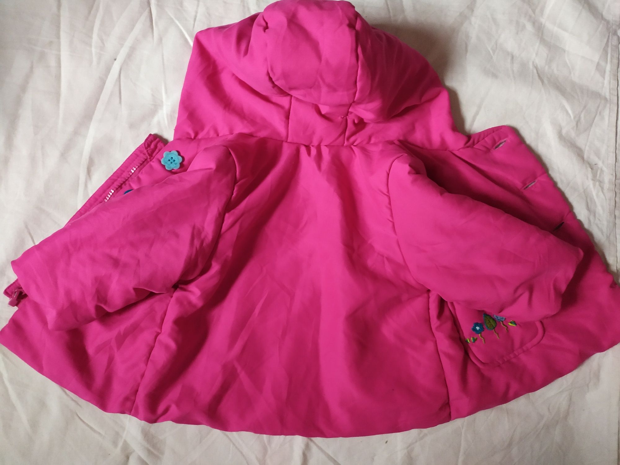Фирменная весенняя куртка для девочки 74 р 6-9 мес John Lewis Baby