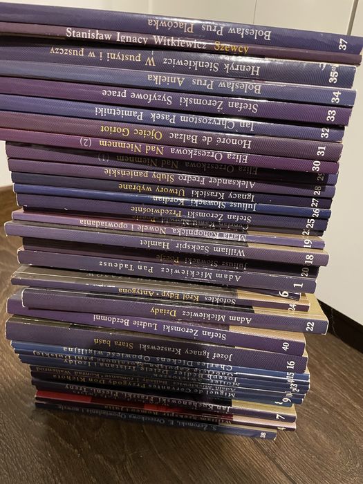 Lektury wszechczasow zestaw 38 ksiazek