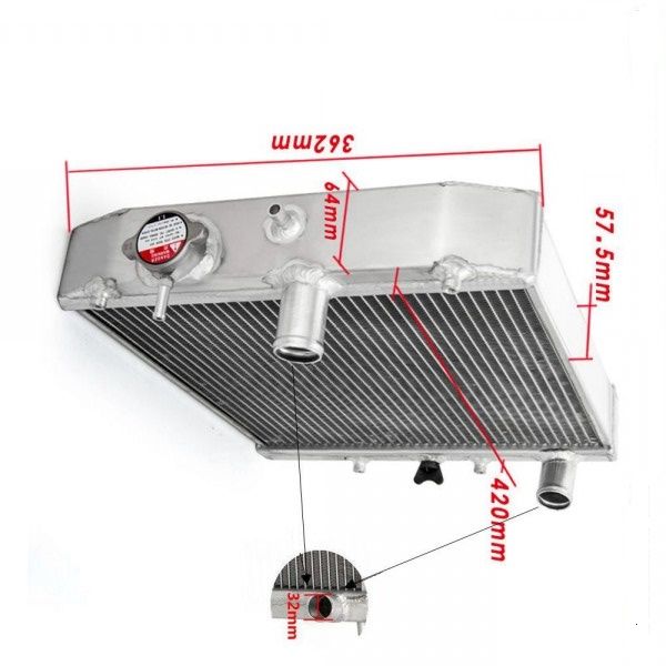 Radiador Agua Aluminio Honda EG EK 92-00