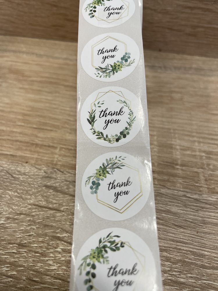 Autocolantes / Stickers "thank you "