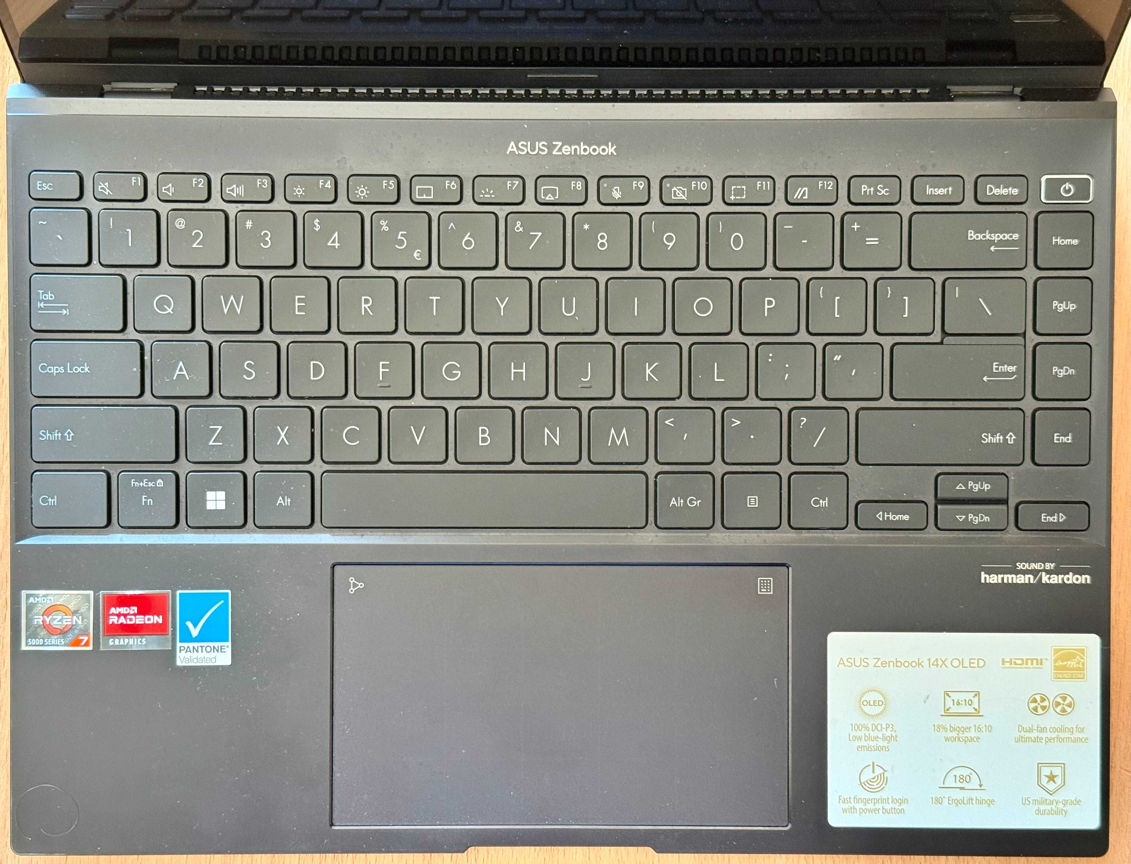 Laptop ASUS Zenbook 14X OLED UM5401 14"/Ryzen7/16GB/512GB/Win11