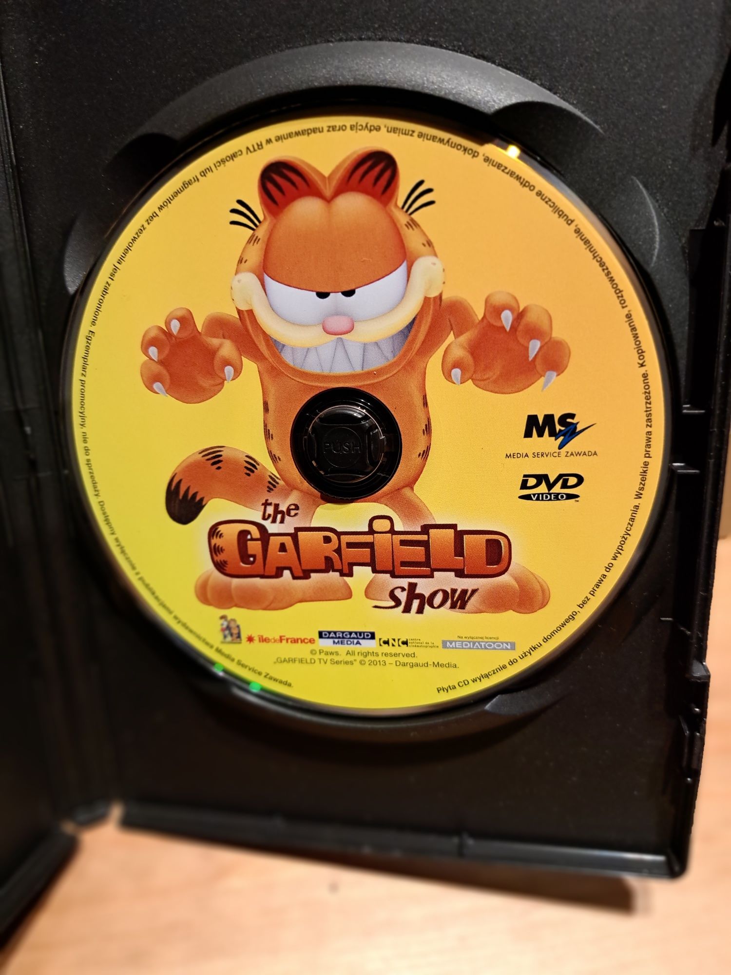 the GARFIELD show - film DVD