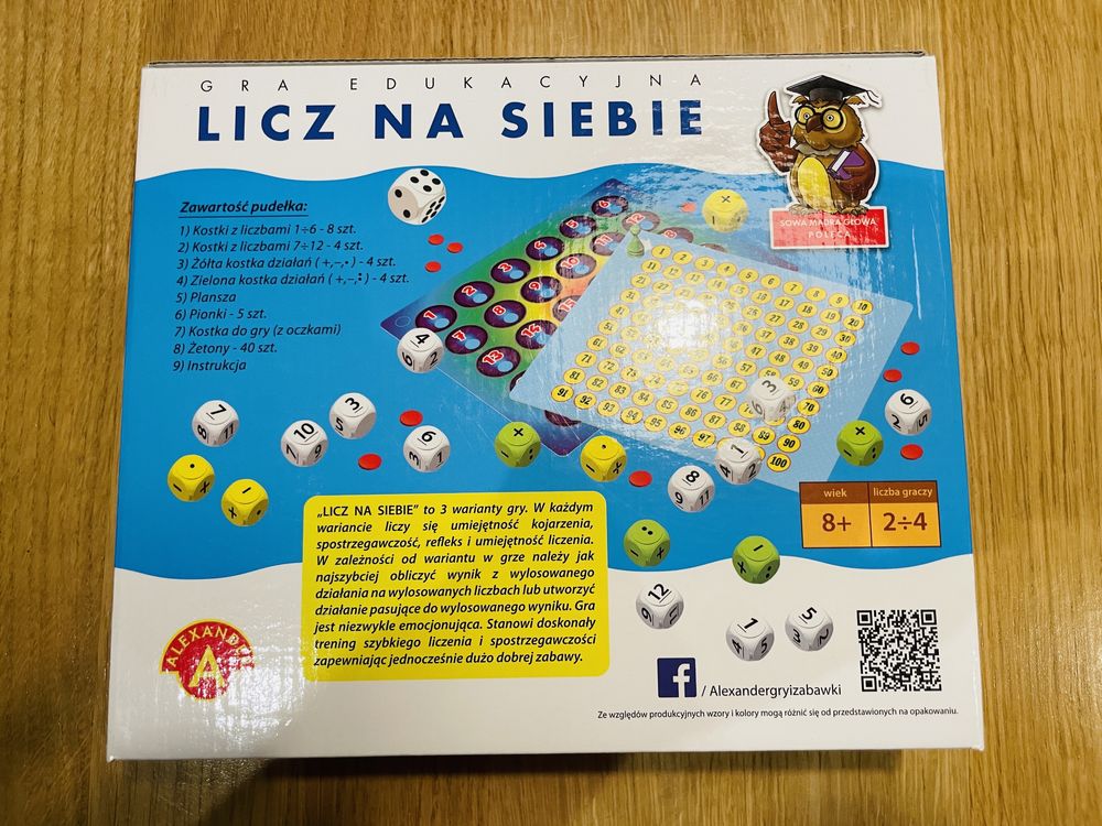 Sprzedam dwie rozwijające gry - Nawlekaj nie czekaj i Licz na siebie