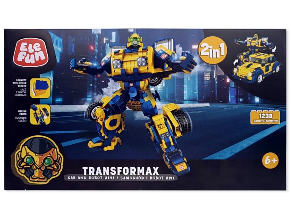 Klocki Elefun Transformax Samochód i robot 621019