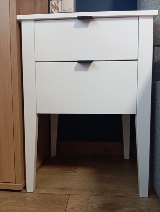 Stolik nocny 2szt biały