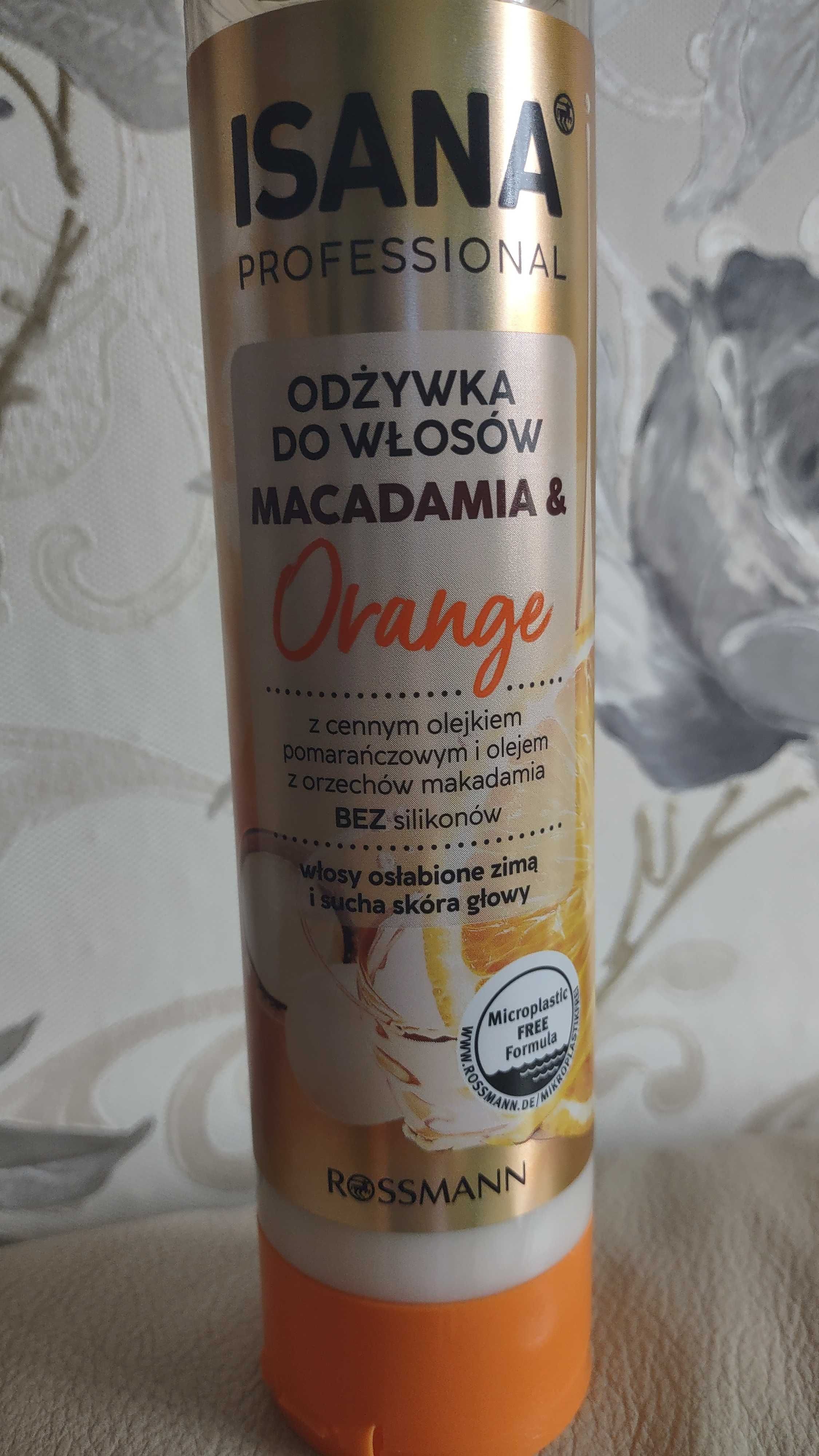Odżywka do włosów Macadamia & Orange / Isana Professional