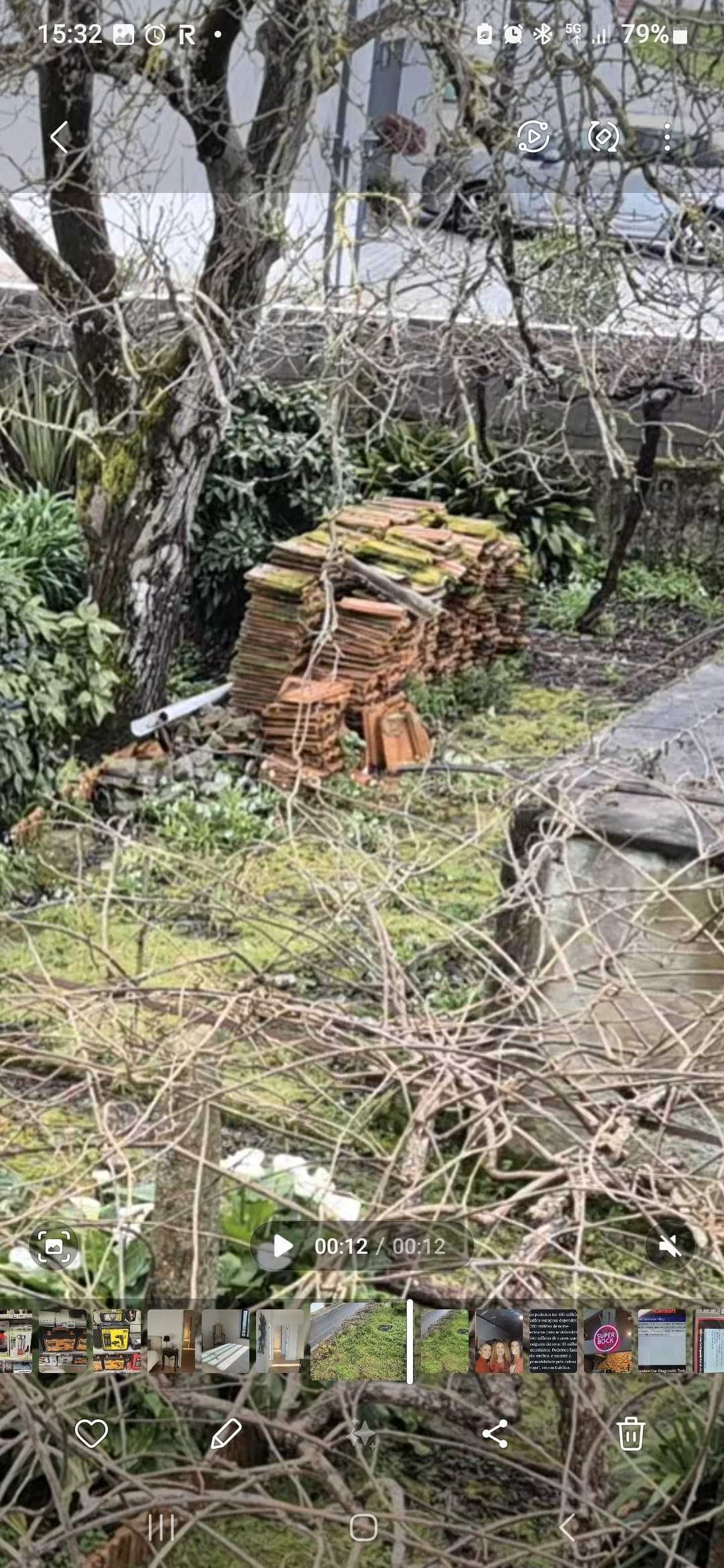 Telhas antigas cerâmica de valadares