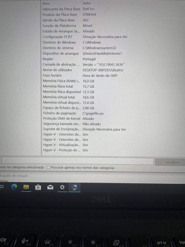 Portátil Dell Latitude 7520