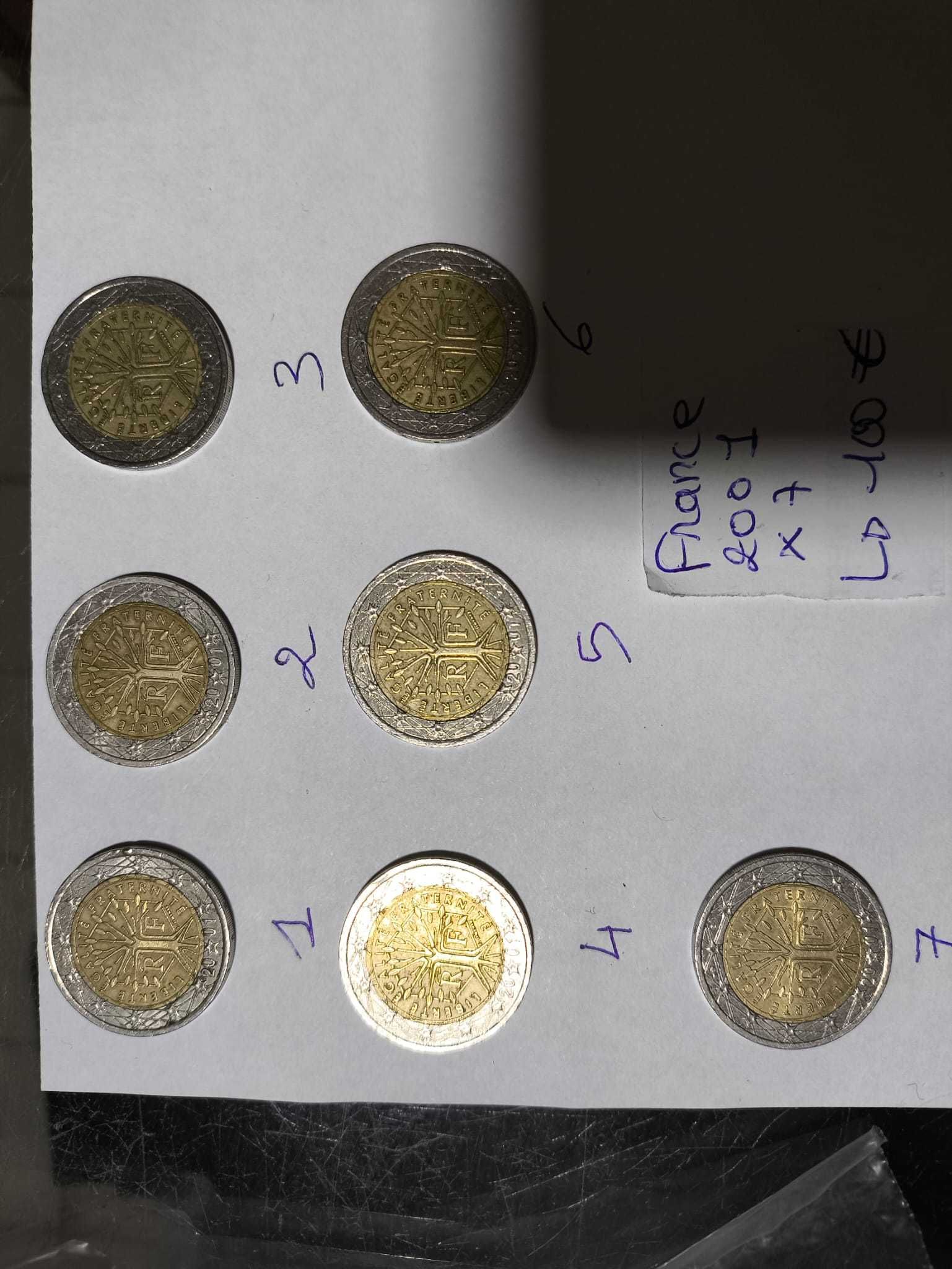 Moedas de 2 euros  negociável