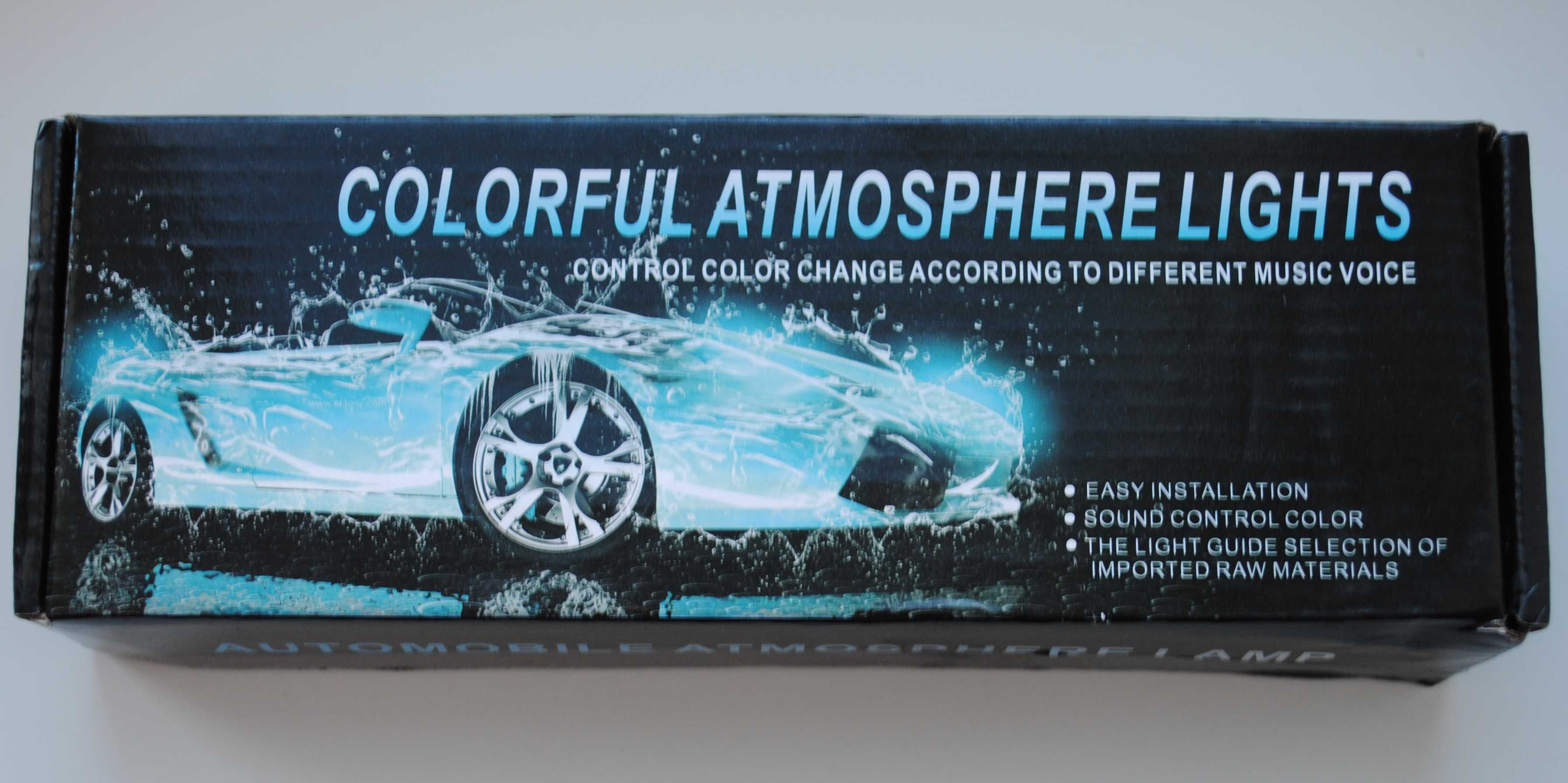 Автомобільна водонепроникна світлодіодна RGB LED підсвічування в салон