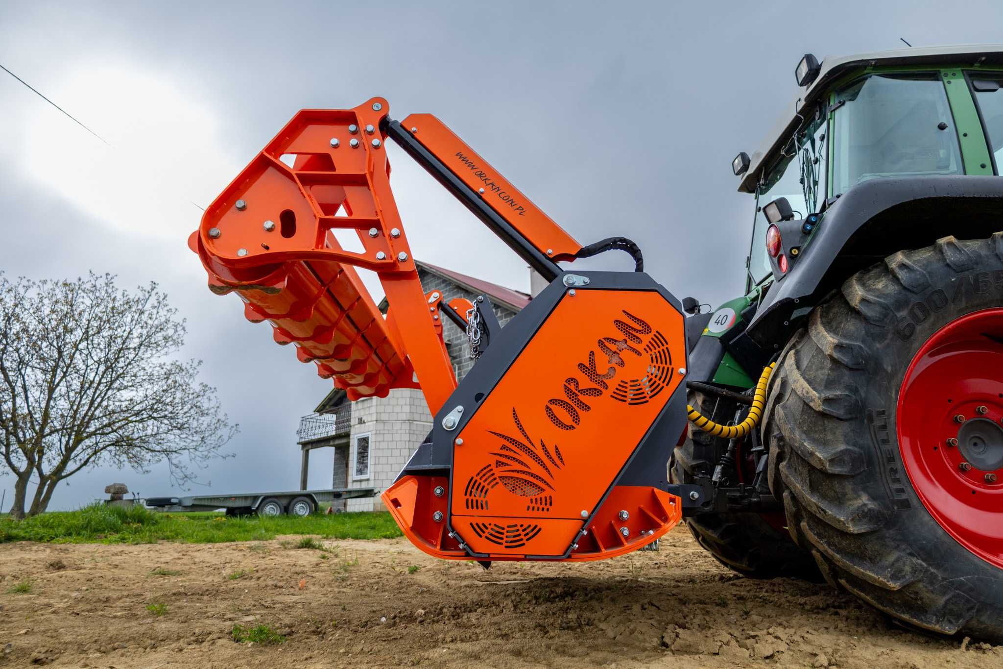 WGŁĘBNY MULCZER LEŚNY ORKAN ML 220 rozdrabniacz gałęzi frez stały ząb