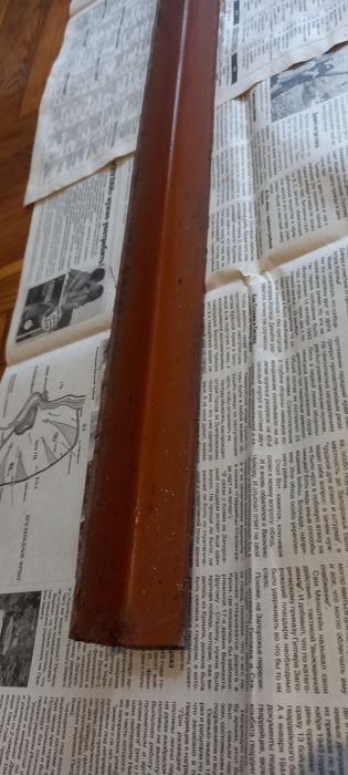 Уголок стальной гнутый,один, 40мм×40мм, длина 220см новый