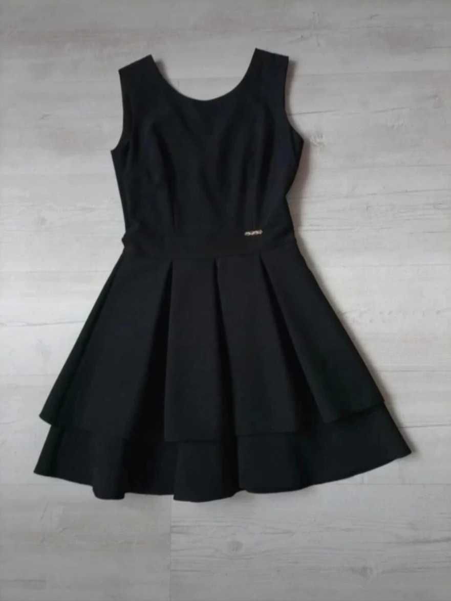 Elegancka czarna sukienka DUET A&M