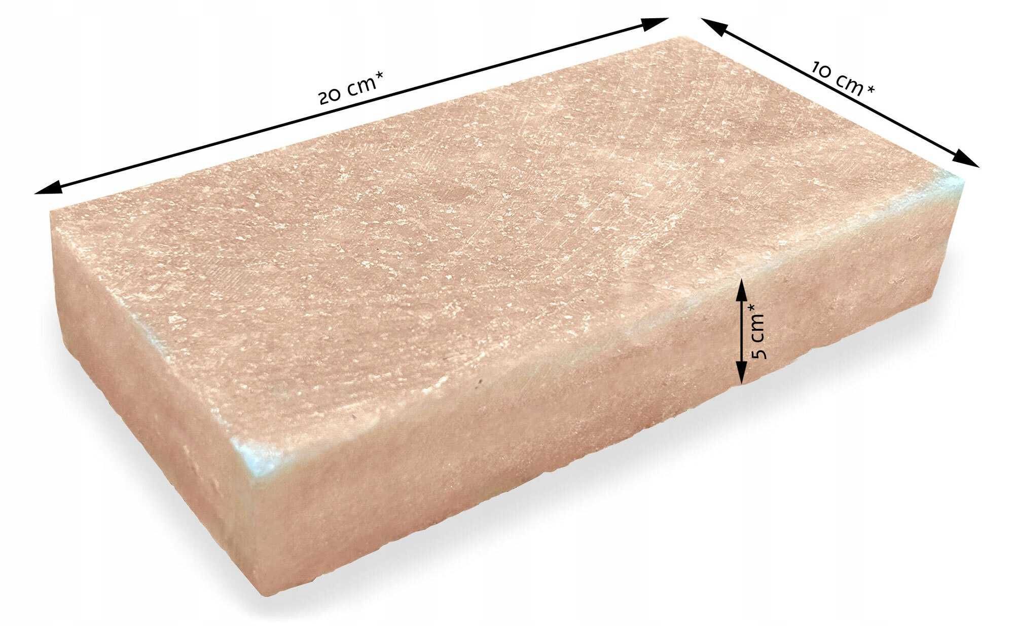 Cegła solna 2,5 kg HIMALAJSKA blok do groty solnej SAUNY 20x10x5