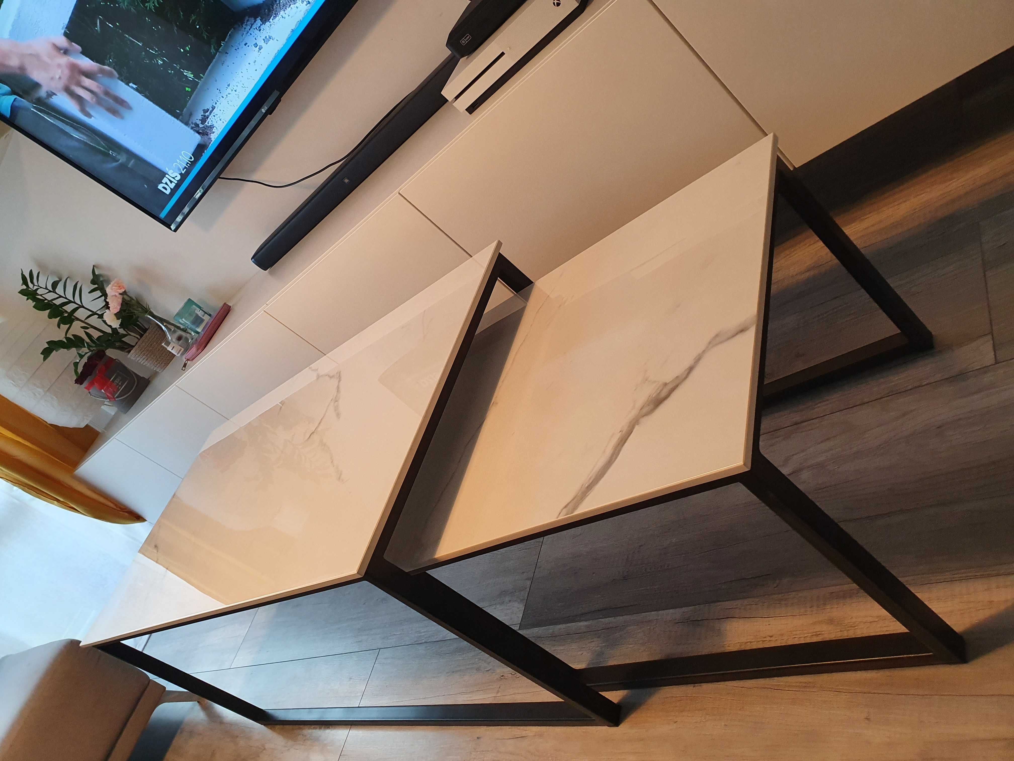 Stół/ława/biurko/stolik-na wymiar-spiek kwarcowy/drewn-industrial/loft