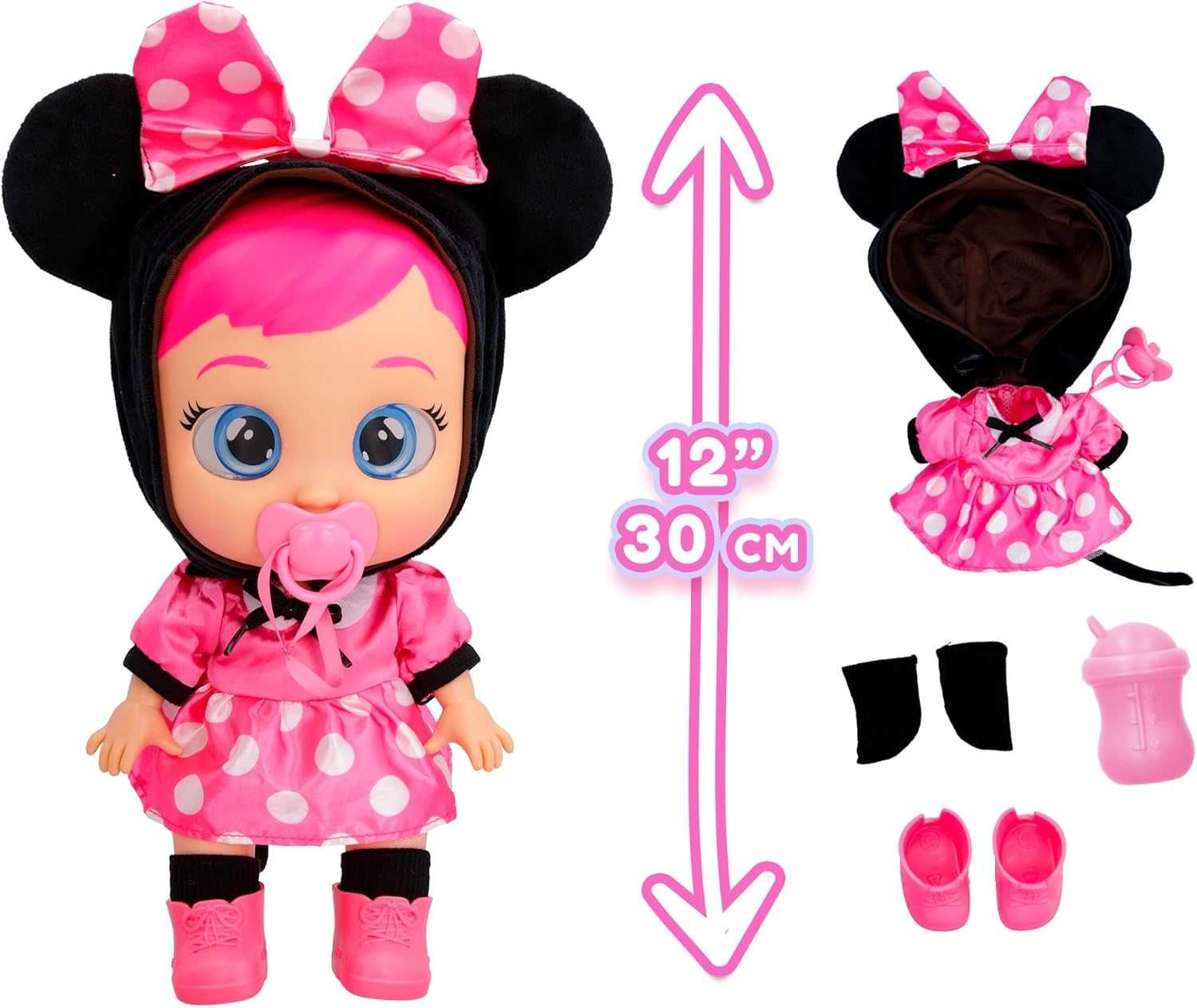 Лялька Cry Babies Disney Minnie Mouse Край Беби Дисней Мінні Маус