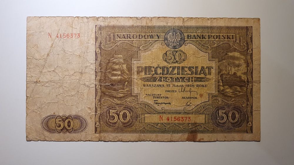 Banknoty Polskie - 50zł 1946