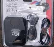 Ładowarka indukcyjna Re-load 3w1+ kabel USB C