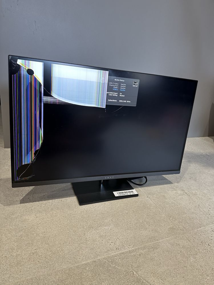 Монітор HP ENVY 27 27" (W5A12AA) тріснутий LCD оригінал