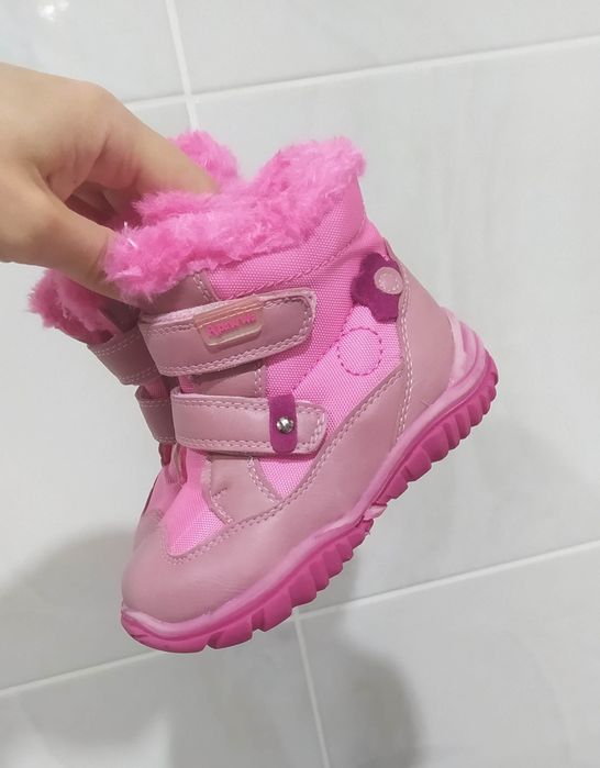 Термоботинки, сапоги для девочек 20-25р