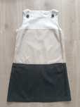 Marks & Spencer sukienka tunika 40 L 42 XL minimalistyczna czarna beżo