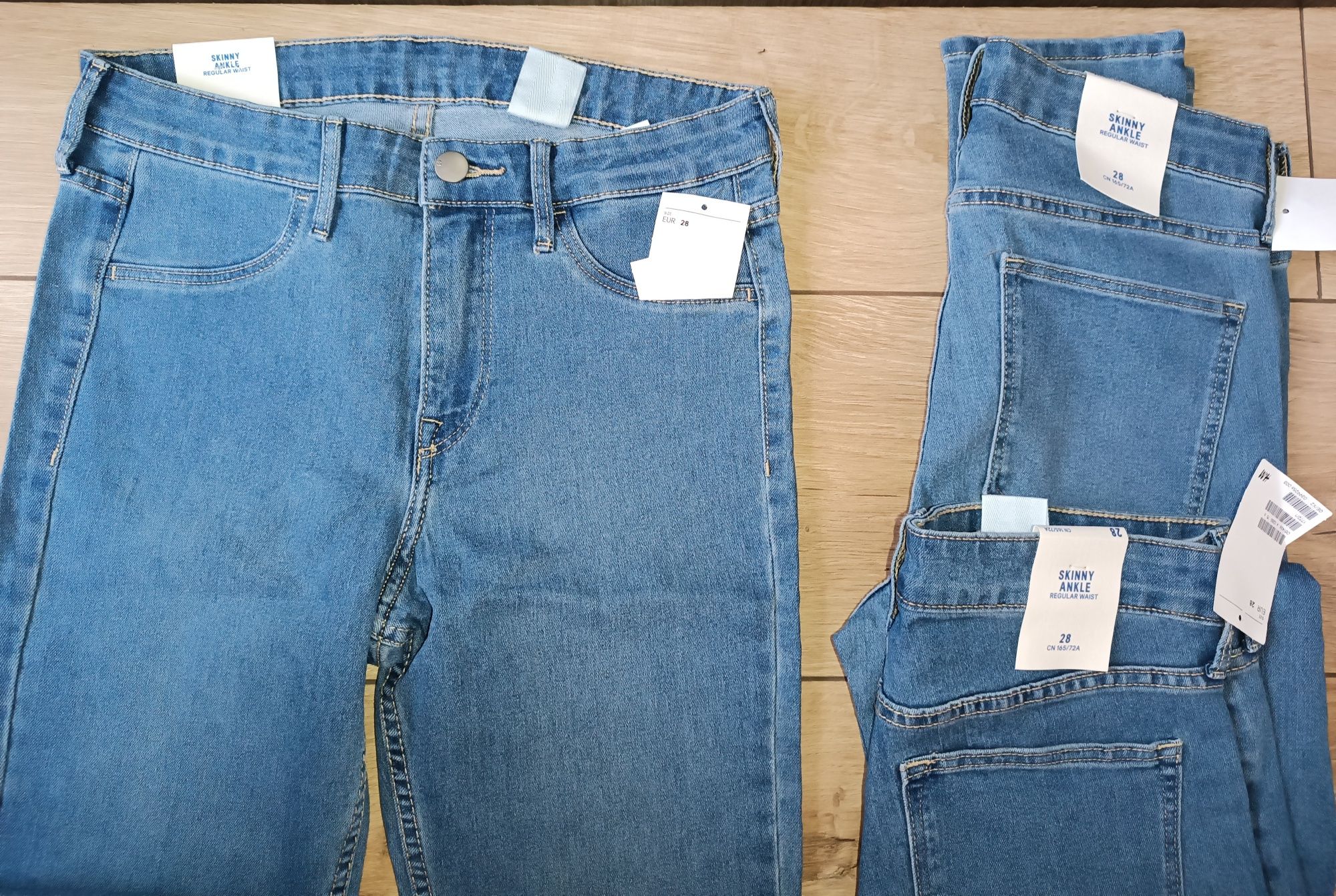 h&m якісні джинси/скіни для дівчинки  р.28 Бангладеш 165 зріст