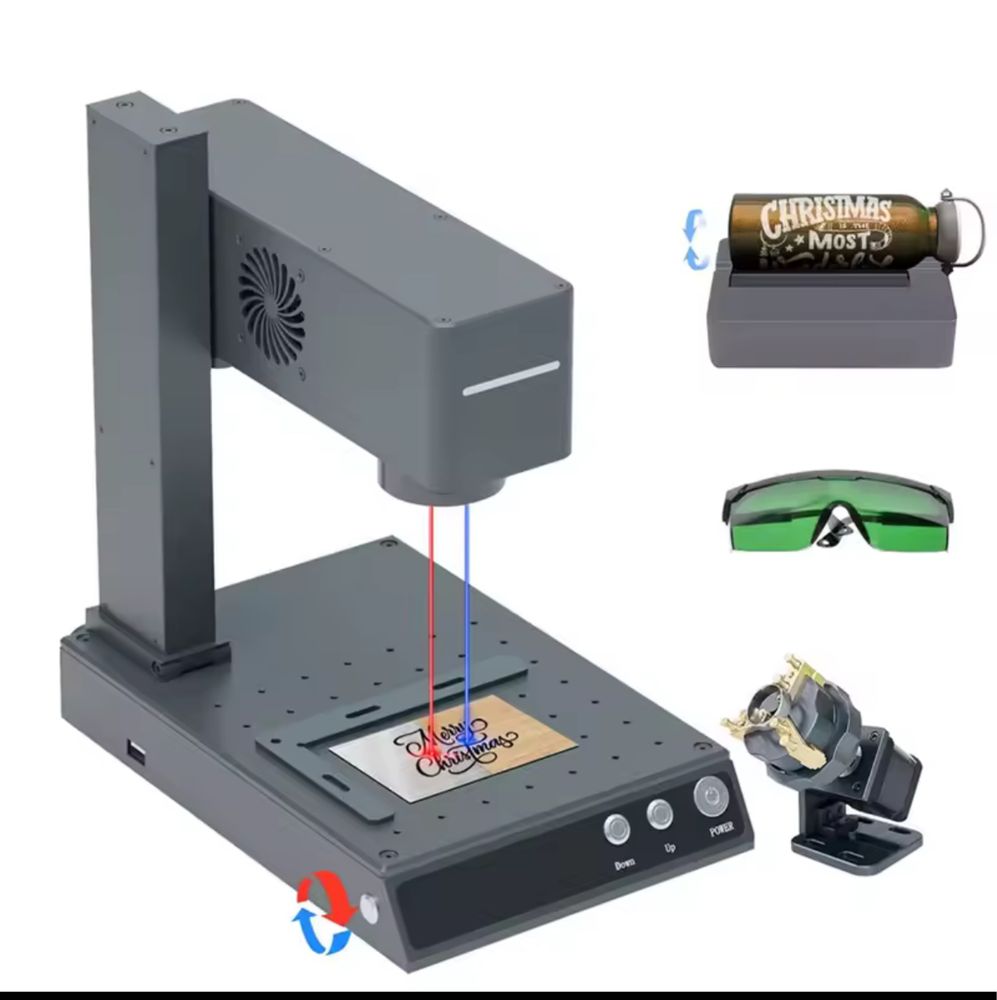 MR.CARVE   M4+RF2+RT5   Dual-Laser   Fiber Laser Marking