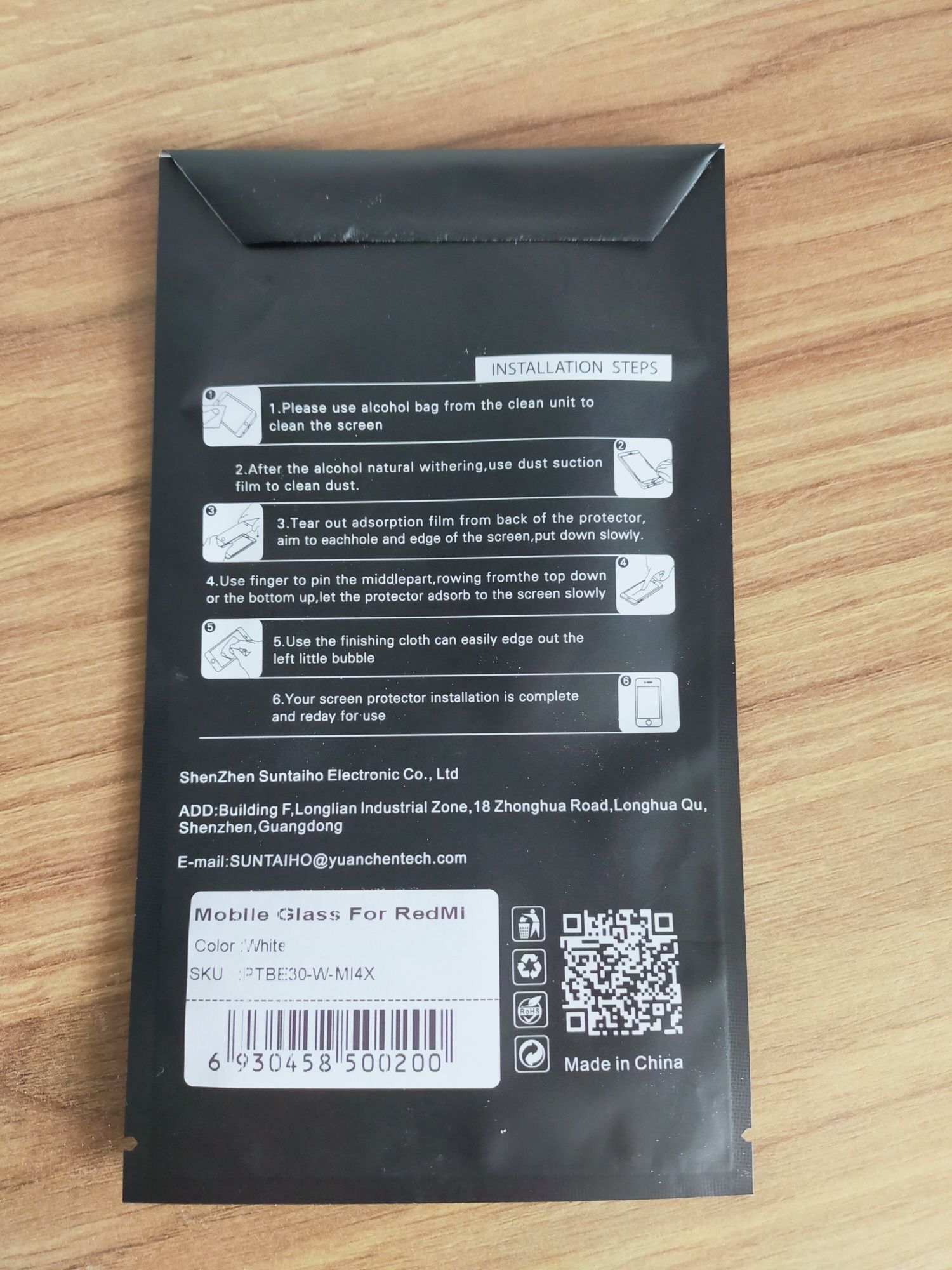 Nowe szkło hartowane RedMI PTBE30-W-MI4X