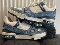 Louis Vuitton Sneakers Monogram Dial Blue