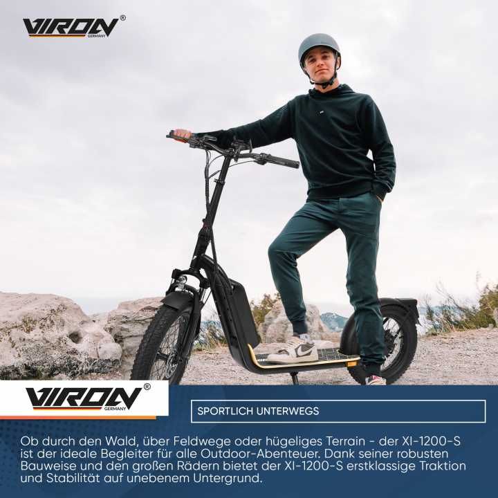 hulajnoga elektryczna scooter Viron XL-1200-S DE